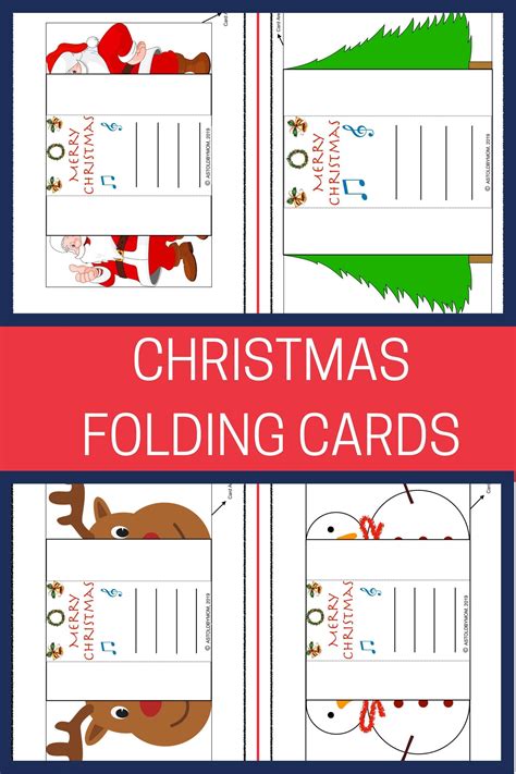 foldable christmas card printables