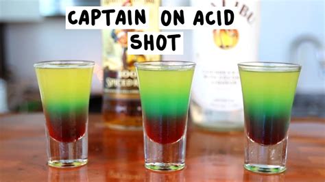 captain  acid shot tipsy bartender