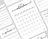 Kalender Monatsplaner Einlagen Vorlagen Filofax Monat sketch template