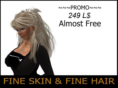 Second Life Marketplace Platinum Blonde Hair Long And Sexy ~ ~promo~ ~