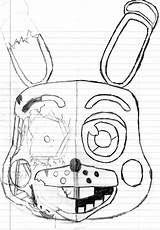 Bonnie Toy Drawing Sketch Getdrawings sketch template