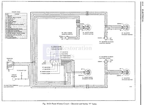 schematic power window relay wiring diagram circuit diagram