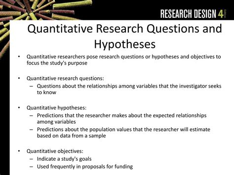 write  hypothesis  quantitative research