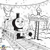 Thomas Coloring Christmas Train Pages Edward Kids Engine Winter Friends Sheets Tank North Pole Worksheets Boys Colouring Printable Xmas Drawing sketch template