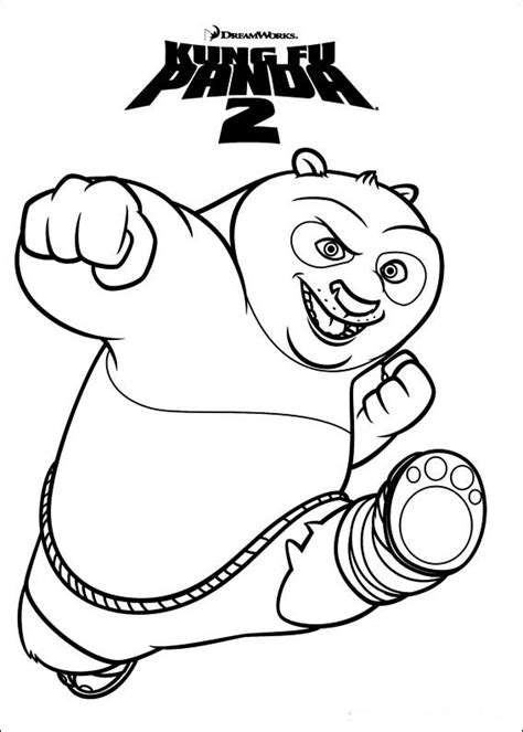 coloring pictures kung fu panda coloring pictures