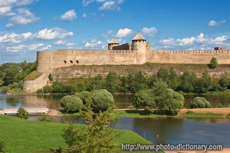 ivangorod fortress photopicture definition  photo dictionary ivangorod fortress word