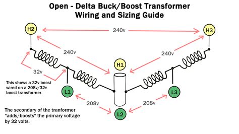 square  buck boost transformer wiring diagram collection