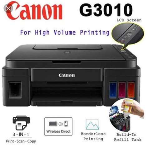 canon printer g3010 all in one wireless infus original canon g 3010 di