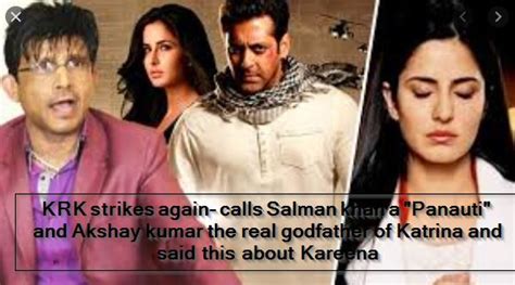 Krk Strikes Again Calls Salman Khan A Panauti And