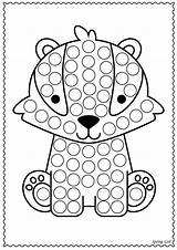 Marker Markers Bingo Bastelideen Kinder Dotting sketch template