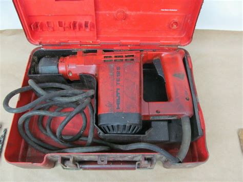 hilti tes corded rotary hammer drill  case