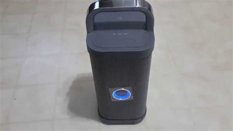 brookstone big blue party speaker youtube