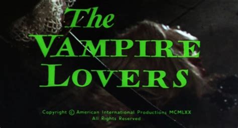 Island Of Terror The Vampire Lovers