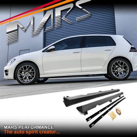 R 20 Style Side Skirts For Volkswagen Vw Golf Vii Mk 7 Hatch Include