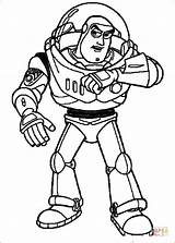 Buzz Lightyear Coloring Pages Color Toy Story Fight Ready Book sketch template