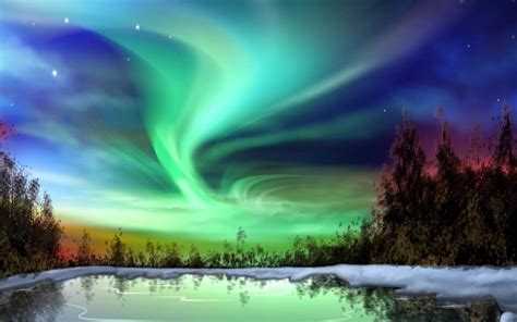 aurora borealis wallpapers screensavers wallpapersafari