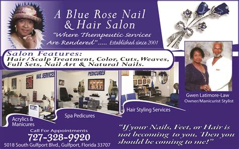 blue rose nail hair salon dsi black pages