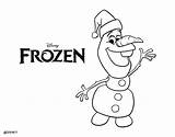 Olaf Frozen Christmas Coloring Pages Disney Stencils Crafts Daycoloring Colors sketch template