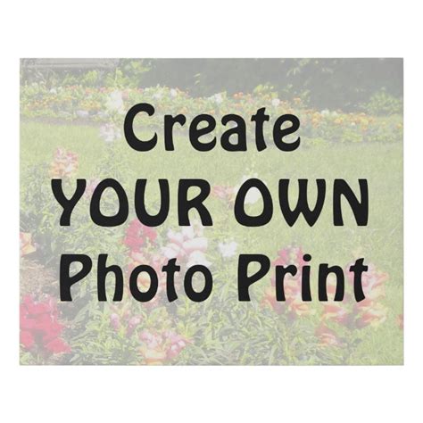 create   photo print zazzle