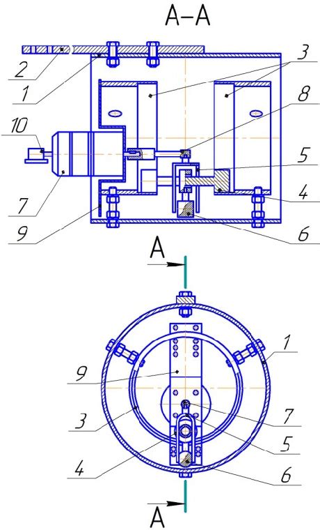 design   experimental stand   planetary vibration  scientific diagram