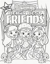 Coloring Pages Shortcake Strawberry Berrykins Print Color Kids sketch template