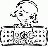 Coloring Doc Mcstuffins Pages Face Dr Popular Library sketch template