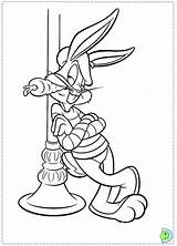 Coloring Dinokids Bugs Bunny Close Colouring sketch template