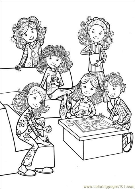 groovy girl printable coloring pages