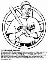 Jackie Robinson Coloring Pages Baseball Player Giants Print Printable History Sf Activities Drawing Crayola Preschool Month Color Kids Worksheets Enter sketch template
