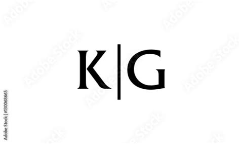 modern logo solution letter kg stock image  royalty  vector files  fotoliacom pic