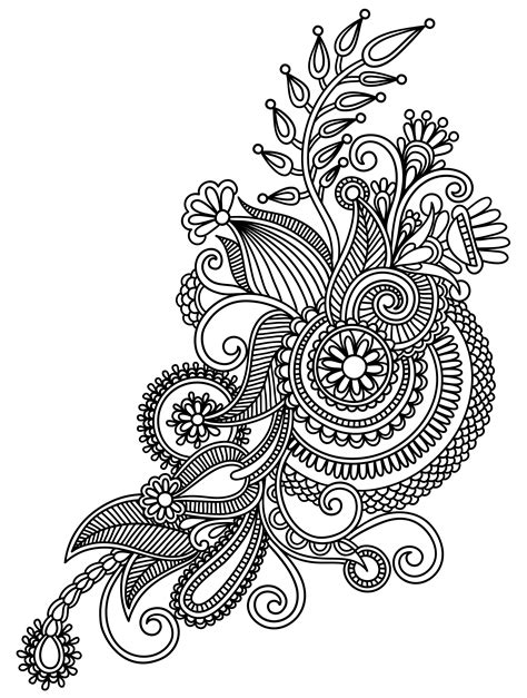 relaxing coloring page images
