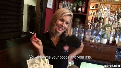 rihanna samuel in perfect ass waitress gets a nice tip