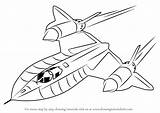 Blackbird Lockheed Jets sketch template