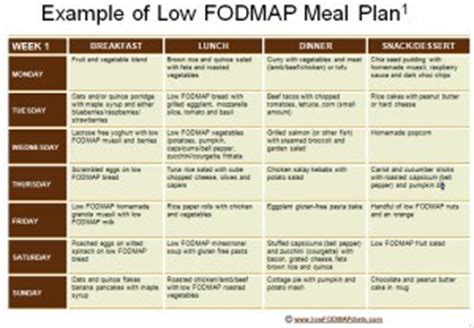 meal plan journey    fodmap diet