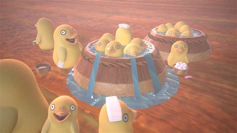 Artstation Spirited Away Duck Bath