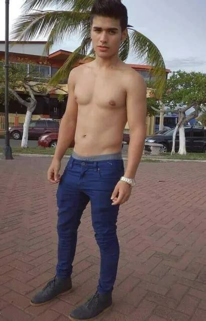 shirtless male beefcake muscular latino smooth hunk jock man photo 4x6