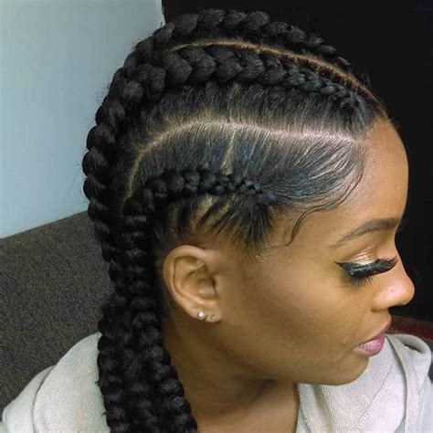 ghana braids updos cornrows jumbo ponytail short hair models