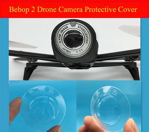 parrot bebop  drone camera protective cover lens cap sheets transparent protective shell