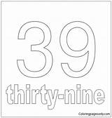Thirty Number Nine Coloring Pages Color Coloringpagesonly sketch template