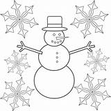 Coloring Snowflake Pages Printable Snowman Kids Template Snowflakes Print Drawing Color Colouring Templates Preschoolers Nose Book Crafts Getdrawings Bestcoloringpagesforkids Popular sketch template