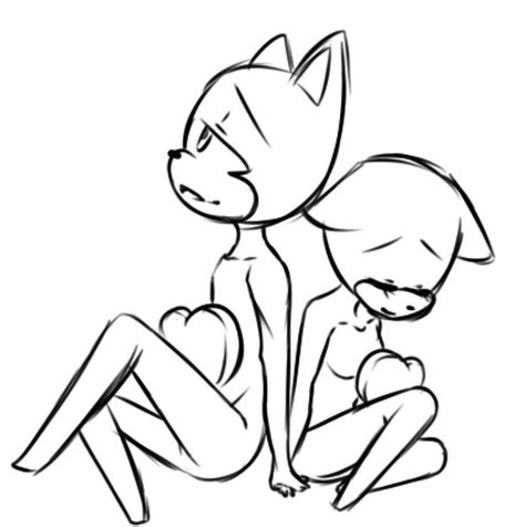 Base Couple Chibi Sonic By Miuepay On Deviantart Anime Poses