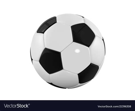 football bal realistic soccer ball  white vector image