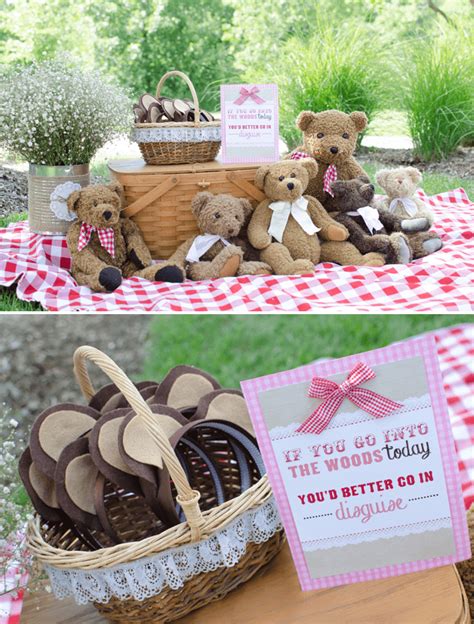 adorable teddy bear picnic party pizzazzerie