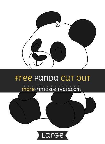 panda cut  large