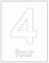 Number Coloring Printable Pages Template Numbers Kids Preschool Print Activity Colouring Printables Choose Board sketch template