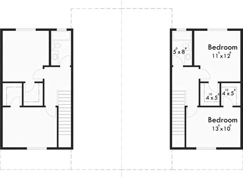 plan    bedroom duplex   floor master bedroom bruinier associates