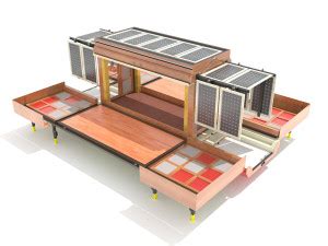 solar tiny house  triples  size