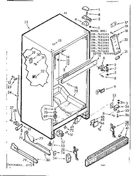 kenmore model  refrigerator manual