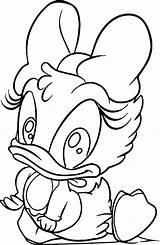 Duck Baby Coloring Pages Donald Daisy Cute Daffy Girl Drawing Scout Getcolorings Kids Getdrawings Clipartmag Popular sketch template