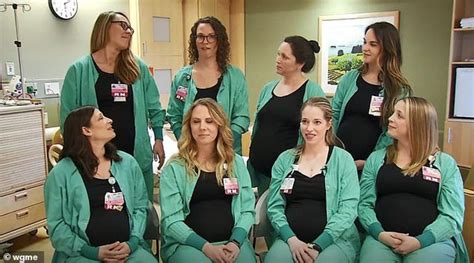 nine pregnant nurses at maine hospital s labor unit are set to give